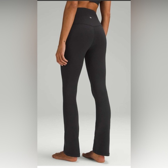 lululemon athletica Pants - Lululemon Black High-Rise Mini-Flared Pants 28" Inseam